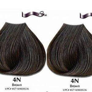 Satin hair color Nutural 4N Brown Cover Gray3 oz (2 pack)